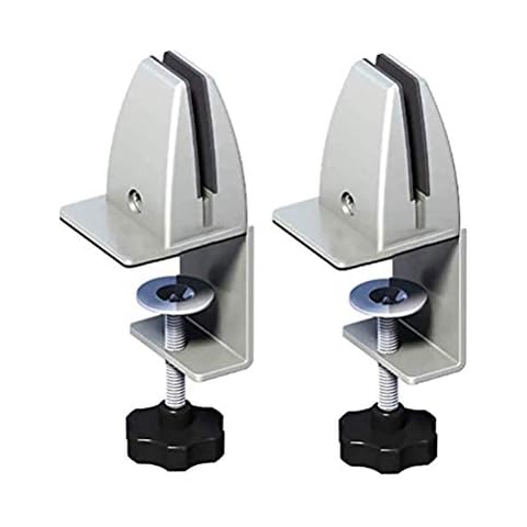Schreibtisch-Trennwandklemme, Tisch-Trennwand-Clip Tisch-Trennwand-Klemme für Heimbüro Plexiglas Tischklemme für Spuckschutz Cover
