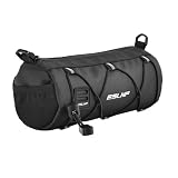 MEXITAL Borsa per manubrio bicicletta, impermeabile, borsa per tubo superiore e borsa per telaio per mountain bike, bici da corsa, gravelbike, manubrio con riflettori e tracolla, pratico accessorio