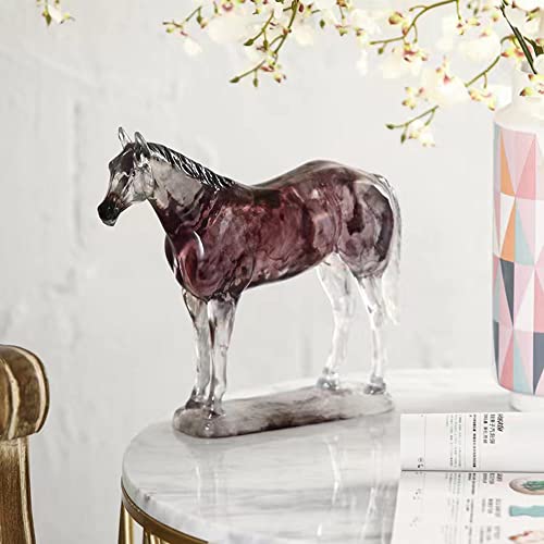 Funsxbug Art Standing Horse Statue Figurines Sculpture Home Office Decoration Tabletop Decor Ornaments Gifts For Horse Lovers #TOP5