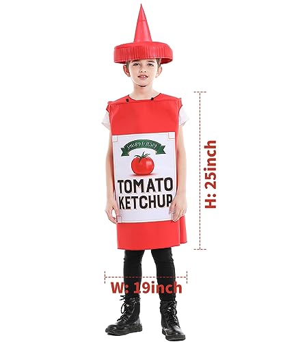 Disfraz Seasons Mustard Ketchup para niño 4-9 años miniatura 4