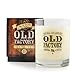 Old Factory Scented Candles - 11-Ounce Soy Candle - Top (Fresh Linen)