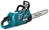 Makita Motosierra UC016GZ 40V Max Li-ion XGT sin escobillas de 400 mm (16") - Baterías y cargadores no incluidos