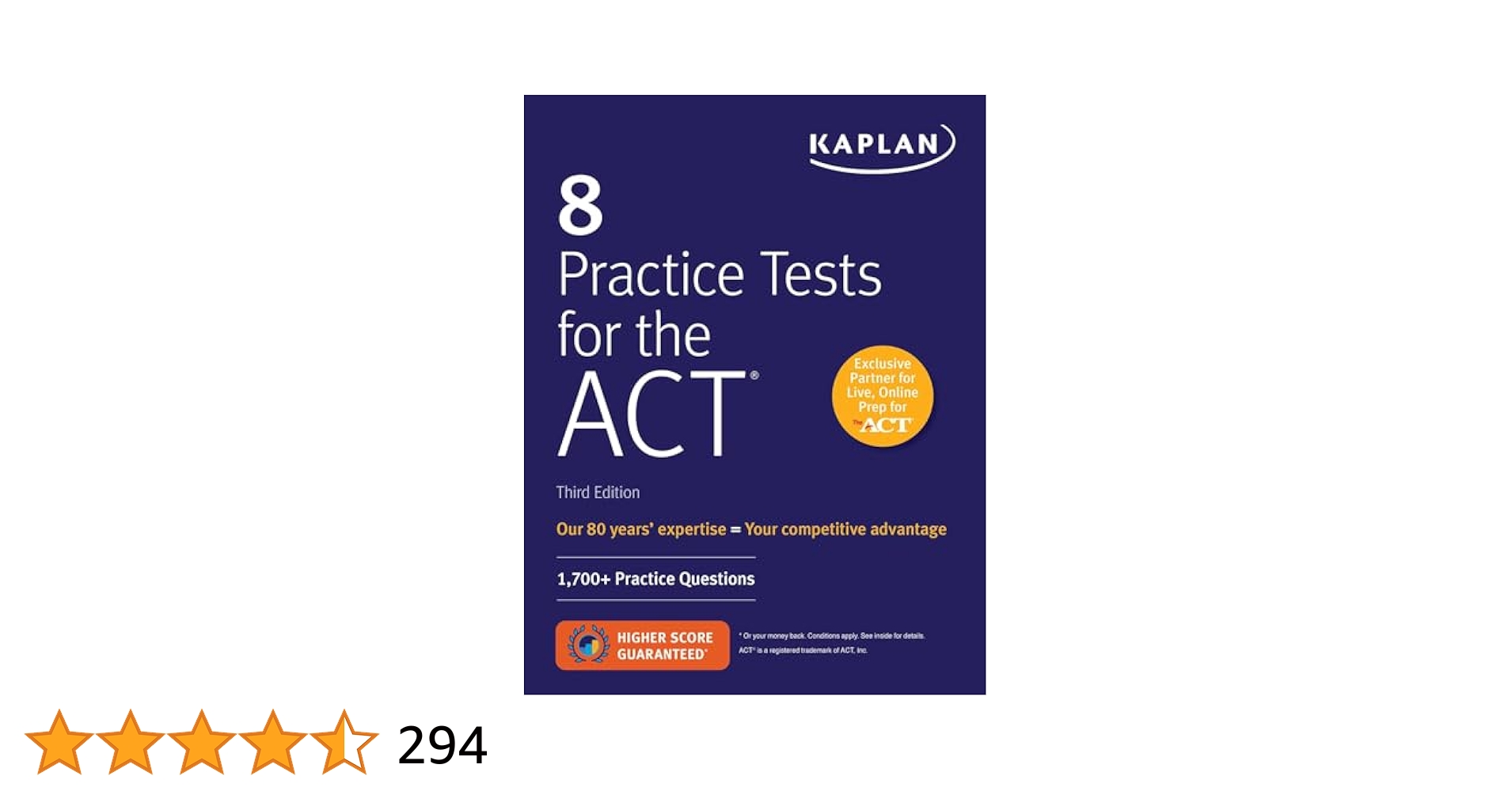Amazon.com: 8 Practice Tests for the ACT: 1,700+ Practice Questions (Kaplan Test Prep): 9781506235127: Kaplan Test Prep: Books amazon-com-8-practice-tests-for-the-act-1-700-practice-questions-kaplan-test-prep-9781506235127-kaplan-test-prep-books