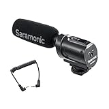 Saramonic SR-PMIC1 - Micrófono para DSLR/videocámara, Color Negro