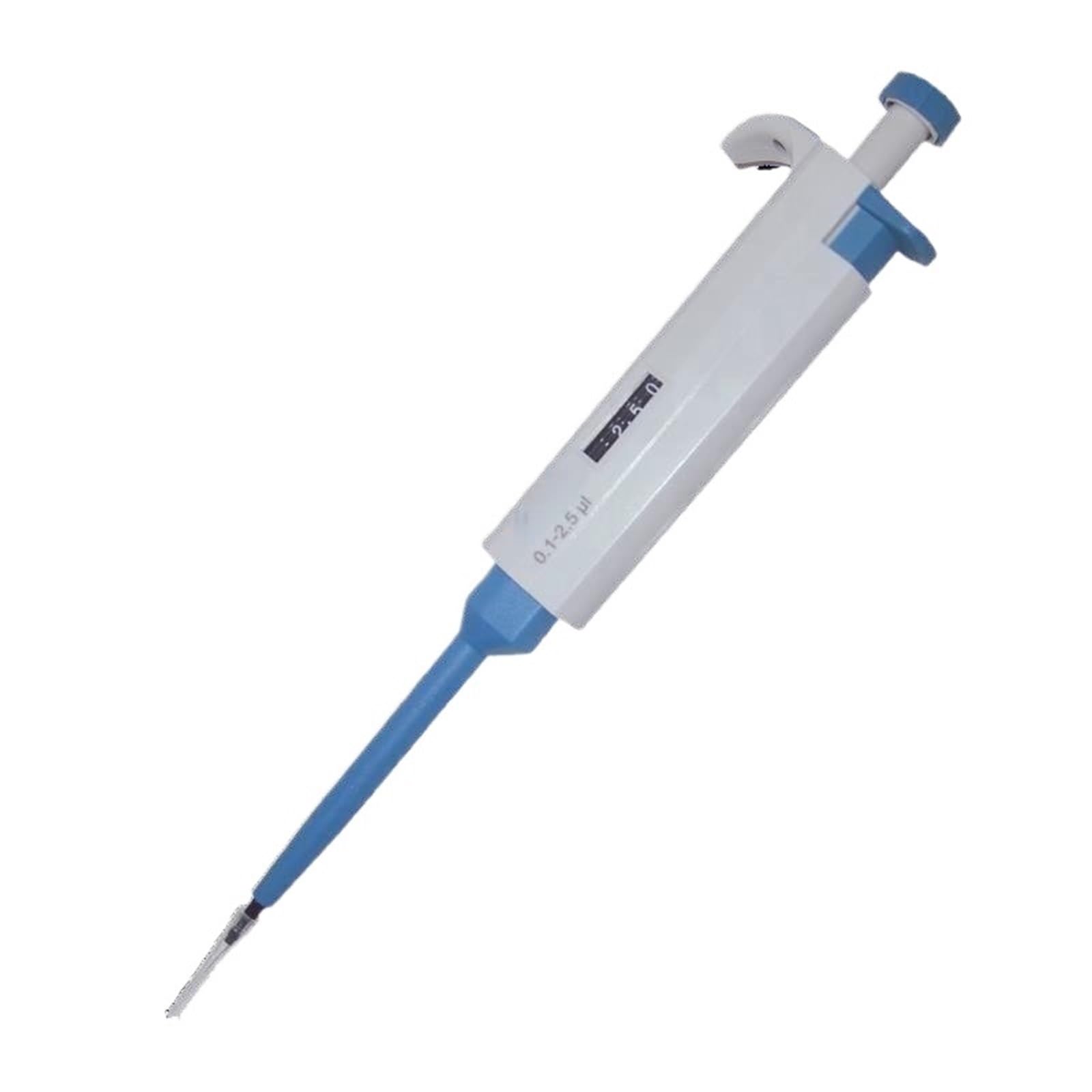 Lote de 5 pipetas mecánicas monocanal de Laboratorio de Varios volúmenes, de 0,1 ul a 10 ml.(1-5ml)