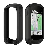 FDHYFGDY Custodia Compatibile con Garmin Edge Explore 2 Silicone Cover, Custodia Protettiva in Silicone - Accessori Bici GPS per Custodia Protettiva Garmin Edge Explore 2 (Nero)