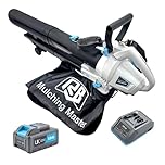 40V 3-in-1 Cordless Leaf Blower/Vacuum/Mulcher, 30:1 Mulching Ratio (4Ah Battery and Charger Included)