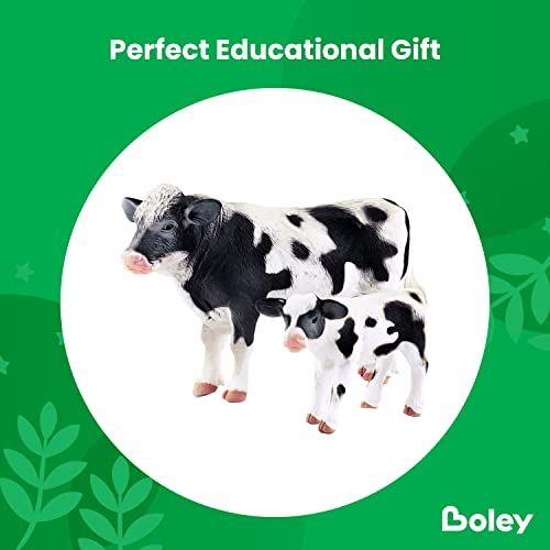 Boley Farm Animal Figurines - 15 Piece Playset Of Small Realistic Plastic Assorted Farm Animals For Toddlers And Kids #TOP2