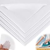 Lociban Fliselina Termoadesiva per Tessuti, Teletta Termoadesiva per Tessuti 100 x 200 cm, Tessuto Termoadesivo 50 g/m², Tela Adesiva per Tessuti, per Pieghe Stirate, Cucito, Essere Tagliato