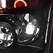 Spec-D Tuning Black Housing Red/Clear Lens Tail Lights Compatible with 2005-2008 Dodge Magnum, Left + Right Pair Assembly