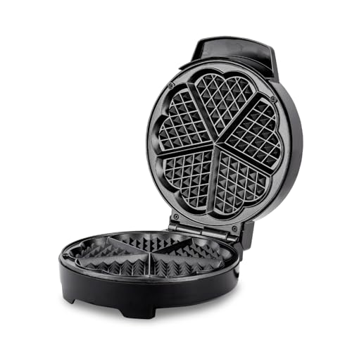 Geepas Waffle Maker – 5 Slice Heart Shaped...