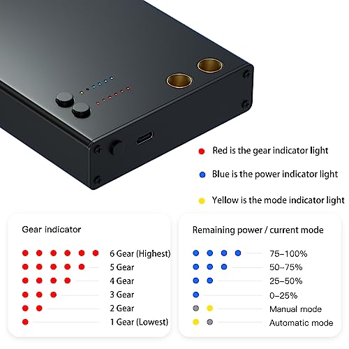Spot Welder, Kerpu 6 Gear Adjustable Battery Spot Welder, Energy Storage Handheld Spot Welder For Diy 18650 Battery, Cylindrical Battery, Phone Battery, Mini Spot Welder Machine With 5M Nickel Sheet #TOP3