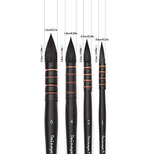 Dainayw DN65MM Watercolor Paint Brushes thumb #1