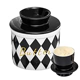 [Matériau de haute qualité et sûr] : Le beurrier est fabriqué en argile rouge de haute qualité, cuit à 2200 degrés, sans plomb ni cadmium, aucune substance nocive ne s'infiltrera dans les aliments, il peut être utilisé en toute sécurité au réfrigérateur et au lave-vaisselle.