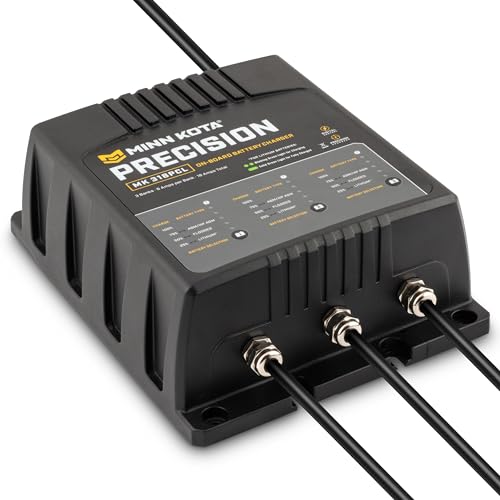 Minn Kota Precision MK-318PCL On-Board Marine Battery Charger – 3 Banks, 6 Amps Each by Minn Kota - Used condition - US$161.47