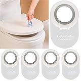 BOTRIBAS LèVesièGe de Toilette La Créativité Griff de Toilette pour Rester en Bonne Bonne et Sauté et Purpur (Blanc cassé)