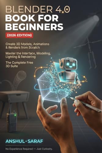 Blender 4.0 Book for Beginners : 3D Modeling & Animation Made Simple - Create 3D Models, Animations & Renders from Scratch. Master the Interface, ... for Social Media, Coding, and Everyday Tech) image 2