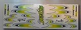 racing decals for motorcycles Jets Decals interiores para carrocerías Racing Team Yellow