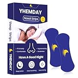 Yhemday Nasal Strips, Nose Strips for Breathing - 15 Strips（Midnight Blue)