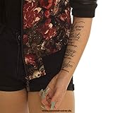 10 x Serenity Prayer - Serenity Prayer - Black Tattoo Lettering - God grant me to ... (10)