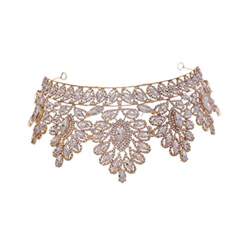 Couronne de mariée haut de gamme et diadème blanc Mipcase aux finitions soignées
