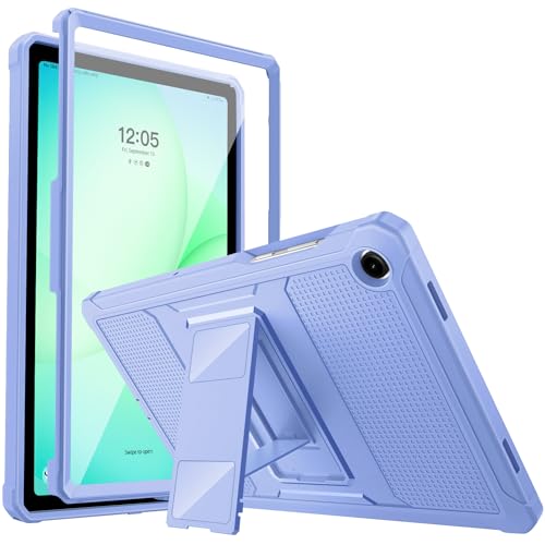 Image of MoKo Shockproof Case Fit Samsung Galaxy Tab A11+ Plus / A9+ 11 Inch | Full Body Rugged Stand Back Cover with Built-in Screen Protector for Galaxy Tab A11+ / A9+ Tablet, Lavender Purple