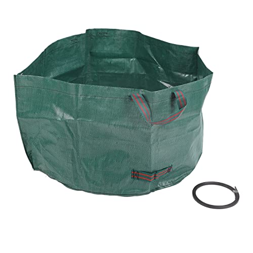 Juopzkenn saco de lixo para jardinagem, 63 galões, reutilizável, resistente a rasgos, folhas de jard