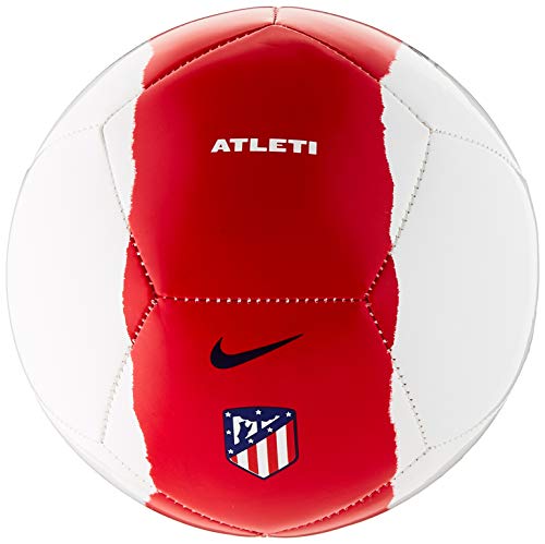 Nike Unisex's ATM NK SKLS-FA20 Soccer Ball, White/Sport red/(White), 1