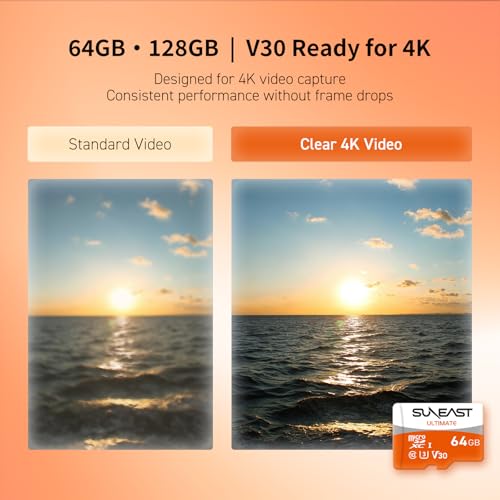 SUNEAST 64GB(1Pack) Micro SDXC Memory Card with SD Adapter by SUNEAST - Used condition - Image 7