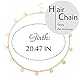 Edary Boho Pailletten Kopfkette Gold Quaste Kopfschmuck Prom Festival Stirnkette Hochzeit Bauchtänzerin Haarschmuck Schmuck für Frauen und Mädchen