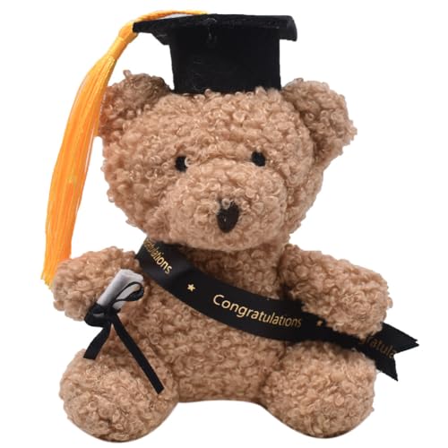 LDDYKZY Juguete de Peluche, Osito de Peluche con Diploma y Sombrero de Doctor, Regalo de Graduación de Bachiller, Osito de Examen, Graduación Oso Peluche Animal, Regalo de Examen Aprobado