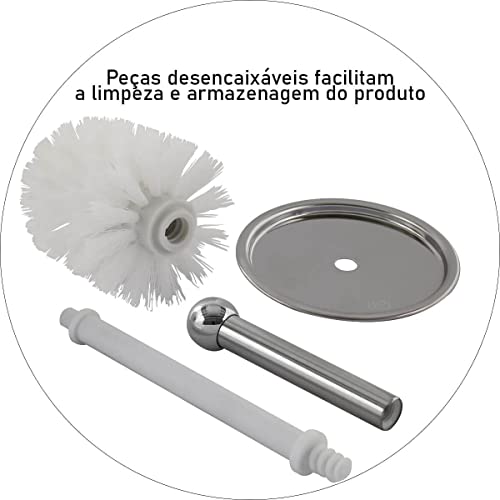 Escova Sanitária Inox com Tampa 5022