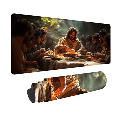 Tapis souris La Cène imperméable grand format RêVe base antidérapante PC
