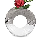 ☑️ÚNICO: Nuestro hermoso jarrón de flores es exactamente la elección correcta para sus flores o flores artificiales. Aquí encontrará el recipiente adecuado para dar a sus habitaciones más expresión juntas y mejorar la sensación de espacio