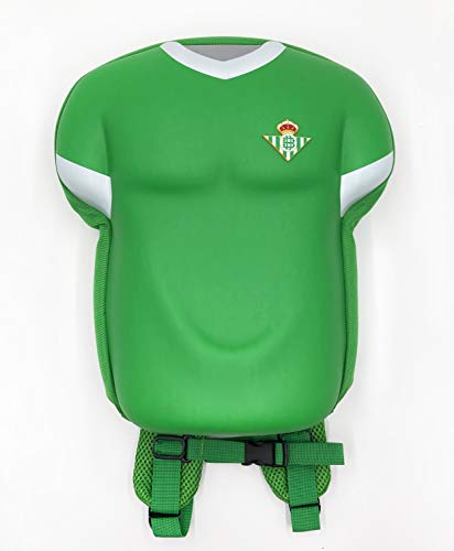 Real Betis Balompié  Mochila forma camiseta. Producto oficial Balompi