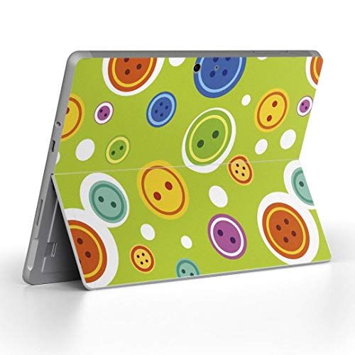Surface Go 3 / Surface Go 2 Surface Go 全世代対応 専用スキンシール サーフェス go igsticker シール スキン 保護 フィルム ステッカー アクセサリー 004316 その他 水玉 ボタン カラフル