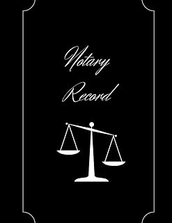 Notary Record Notebook: Notary Public Record Book - Official Notary Services Log Book To Record Notarial Acts - themed interior