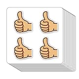 Thumbs UP Reward Stickers 1in for Scrapbooking, Arts, Craft, Kids DIY, Calendars Journals 80-Pack