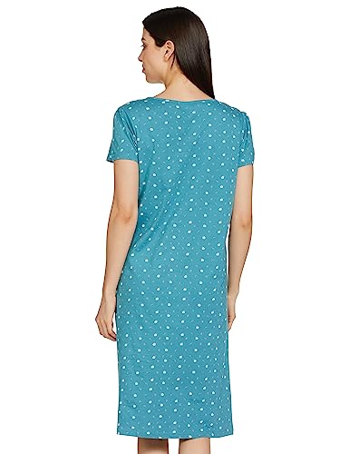 Image of Amazon Brand - Eden & Ivy Women's Cotton Knee Length Regular Fit Nighty
