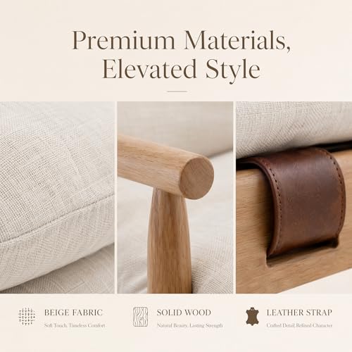 Sillón Plegable Lino Beige miniatura 7