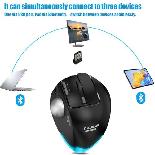 El ratón trackball inalámbrico ergonómico ideal para solucionar tus dolores de muñeca 4