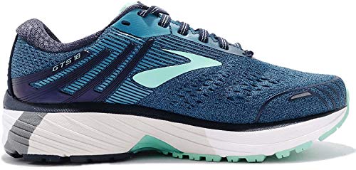 Brooks Damen Adrenaline Gts 18 Laufschuhe, Blau (Navy/Teal/Mint 495), 42 EU thumbnail