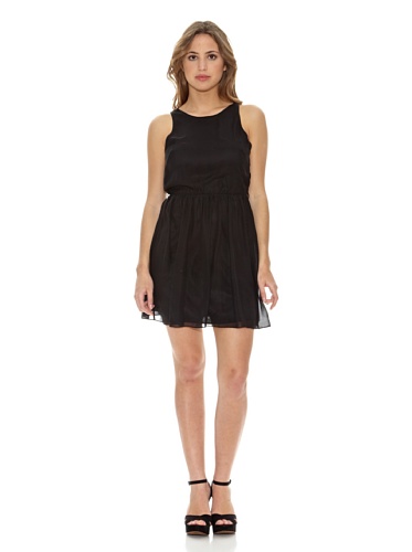 Robe sans manche Rare col ras du cou noire la solution style taille 34