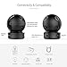 EZVIZ Security Camera 1080P WiFi IP Dome Pan/Tilt, Night Vision, Auto Motion Tracking, Pet Baby Monitor, Two Way Audio, Compatible with Alexa and Google(CTQ6C-BK)