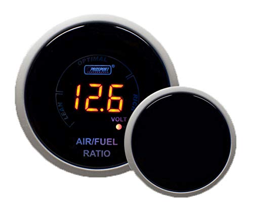 Narrowband Air Fuel Ratio + Volt Gauge Kit -Amber Digital Display