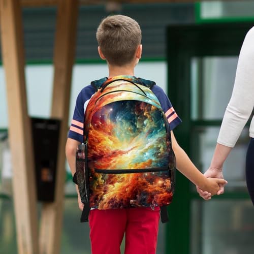 Ensemble sac à dos galaxie 2 pièces avec grand compartiment ergonomique
