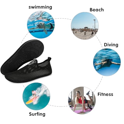 Image of Spesoul Womens Mens Water Shoes Quick Dry Beach Swim Shoes Barefoot Aqua Socks Outdoor Sand Socks for Pool River Diving