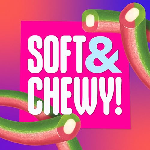 SweeTARTS Ropes, Candy, Watermelon Berry Collision, Soft and Chewy, 9 oz