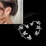 [Piercing-free]: The butterfly design is very cute and the earrings are very beautiful, making you a fairy. You can wear them without harshness