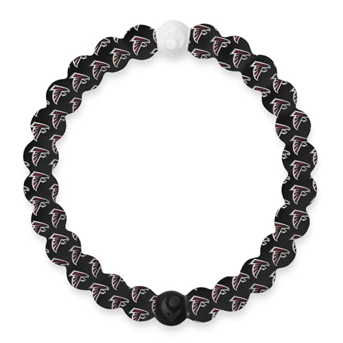 Lokai NFL Licensed Falcons Beaded Silicone Bracelet